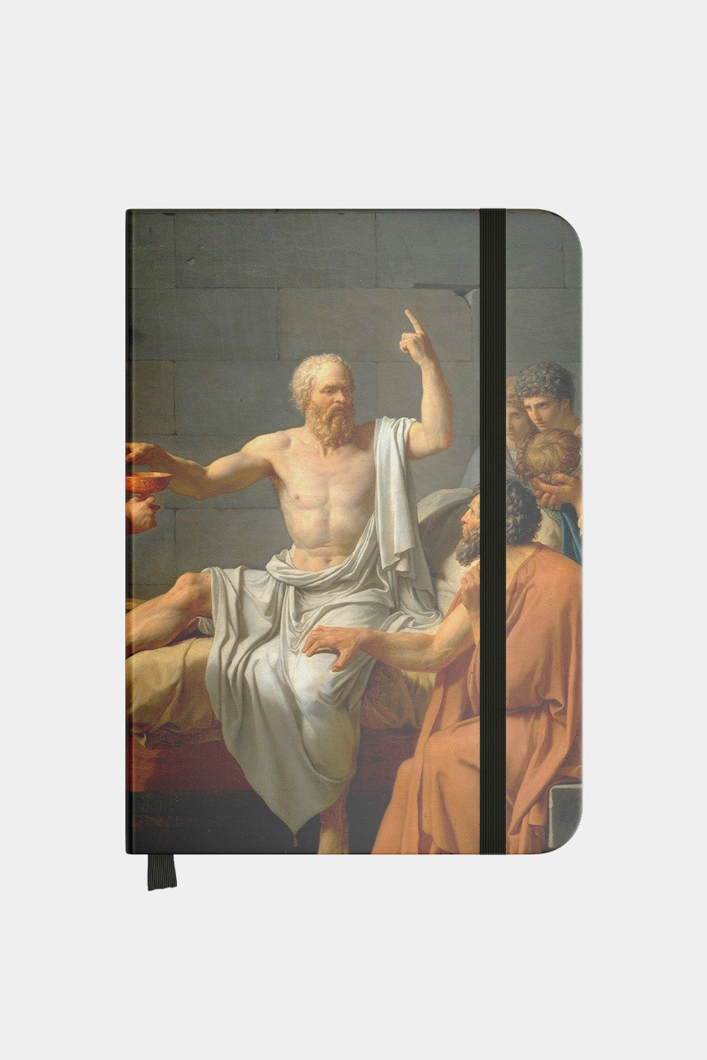 Caderneta - A Morte de Sócrates - Jacques-Louis David